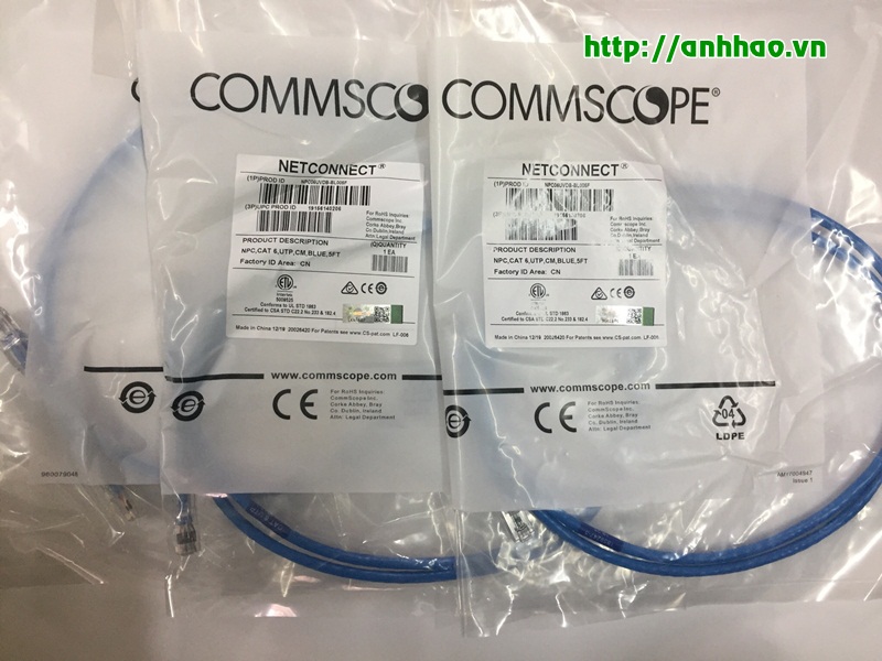 Dây nhảy commscope cat5 dài 5m PN : 1-1859239-7